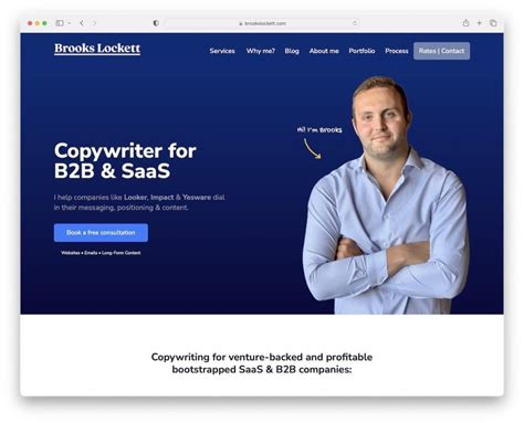 best website builder for copywriters.